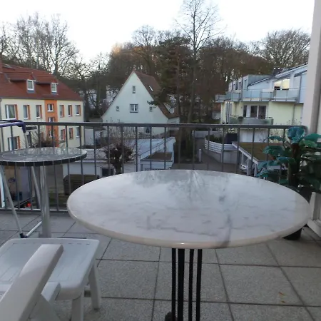 Apartmán Direkt Am Mit Suedbalkon, Freia 13, Binz